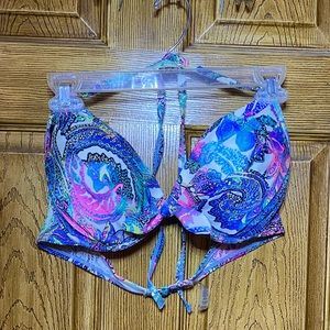 Like new Victoria Secret push up Bikini top 36D